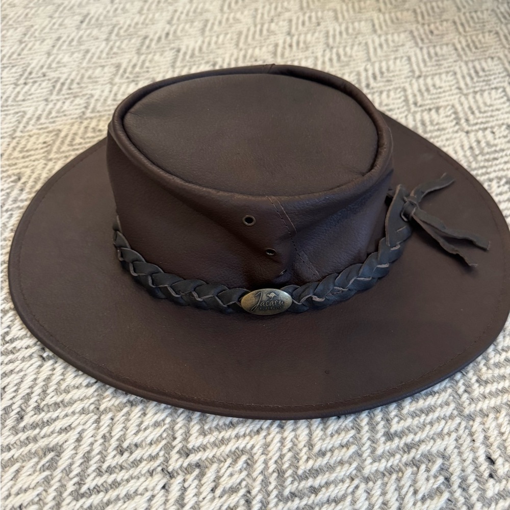 Australian leather hat